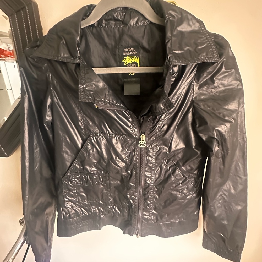 Stussy Black Lightweight Jacket Y2k